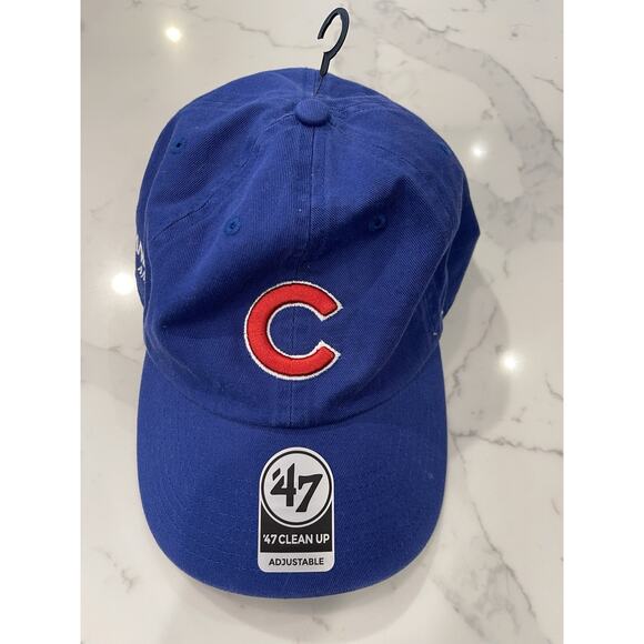 New OSFA Chicago Cubs Cubbies Official 47 Brand Adjustable Baseball Hat Cap - Picture 1 of 8